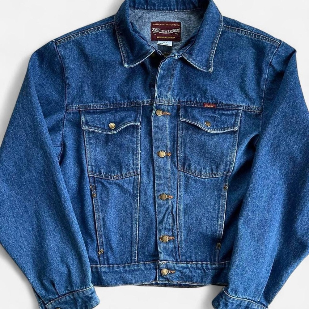 Vintage Men’s Rustler Denim Jean Trucker Work Jacket M